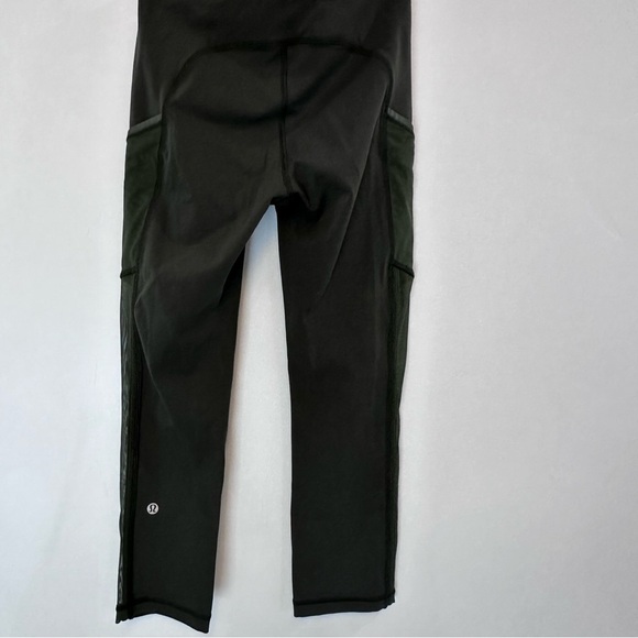 LULULEMON speed up crop 21” high mesh legging green size 2 - Picture 8 of 11